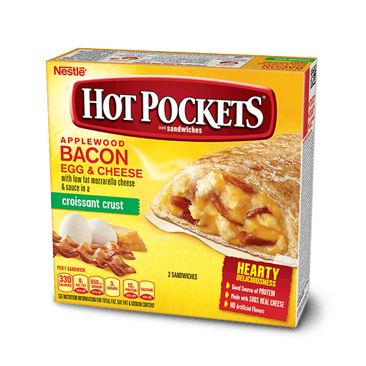 Hot Pockets Frozen Sandwiches Bacon, Egg & Cheese Reviews 2019