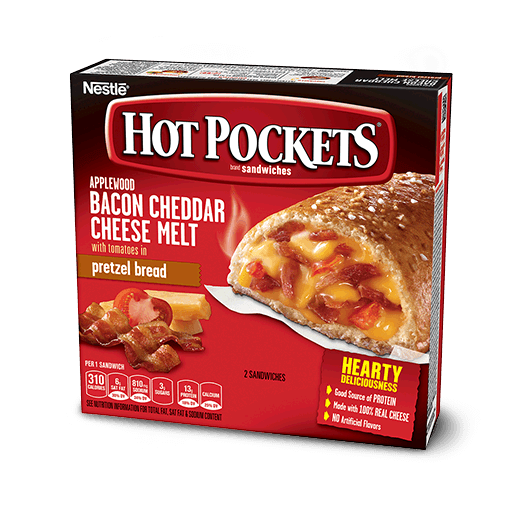 Hot Pockets Applewood Bacon Cheddar Cheese Melt Pretzel Bread Reviews 2019