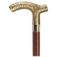 Harvy Men's Derby Solid Cast Brass Handle Cane