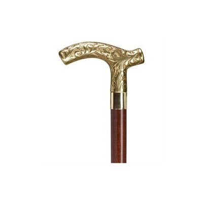 Harvy Men's Derby Solid Cast Brass Handle Cane