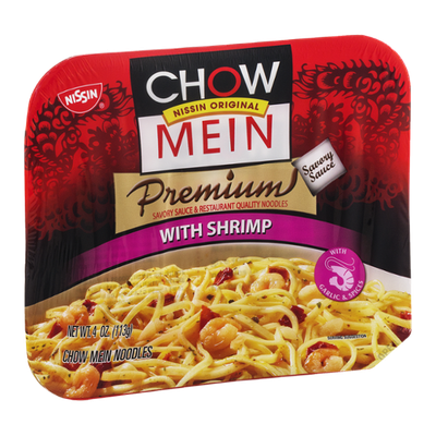 Nissin Chow Mein Premium Shrimp Chow Mein Noodles