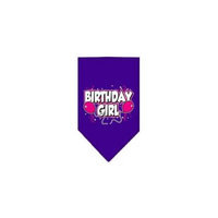Ahi Birthday Girl Screen Print Bandana Purple Small