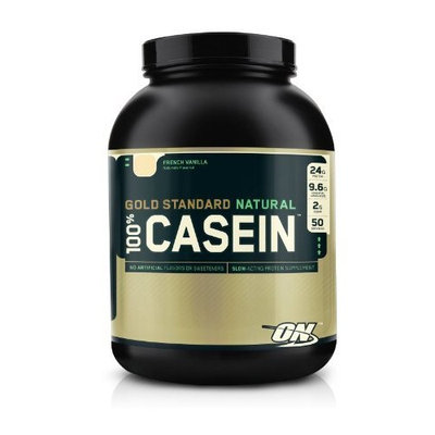 Optimum Nutrition Gold Standard Natural 100% Casein, French Vanilla 4lb Protein