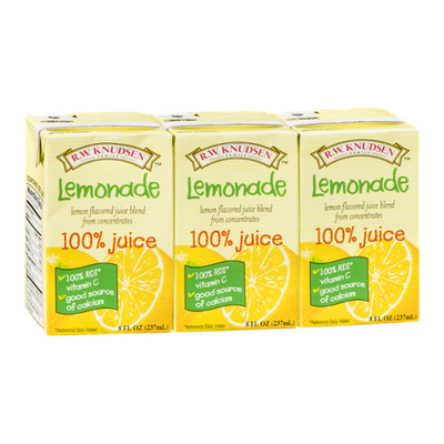 R.W. Knudsen 100% Juice Lemonade - 3 CT