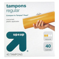 up & up Regular Plastic Applicator Unscented Tampons 40-pk.