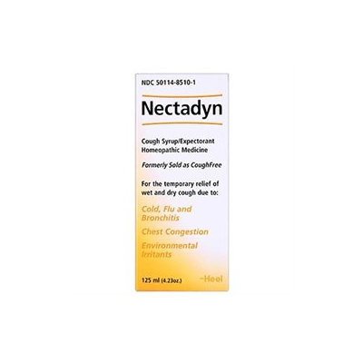 Heel Nectadyn, Homeopathic Cough Syrup/Expectorant, Honey-Natural Lemon Flavor, 4.23 oz