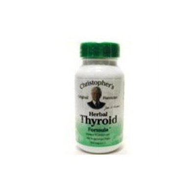 Dr.christopher's Formulas Dr. Christophers Formulas 0757856 Herbal Thyroid - 475 mg - 100 Vegetarian Capsules