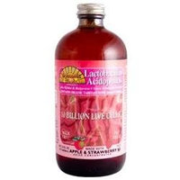 Lactobacillus Acidophilus Liquid in Apple Strawberry Flavor by Dynamic Health Laboratories - 16 oz