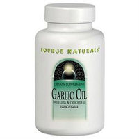 Source Naturals Garlic Oil - 500 mg - 100 Softgels