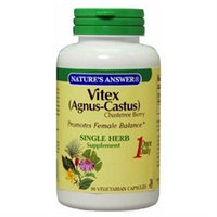 tures Answer Nature's Answer Vitex Agnus-Castus Chastetree Berry - 90 Vegetarian Capsules