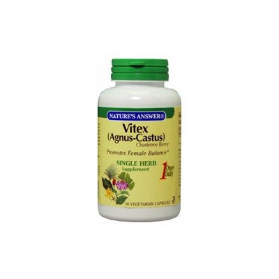tures Answer Nature's Answer Vitex Agnus-Castus Chastetree Berry - 90 Vegetarian Capsules