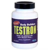 Vitol Products Testron Raw Glandular - 90 Tablets - Test Boosters