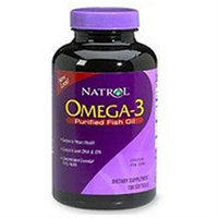 Natrol Omega-3 Fish Oil Lemon - 1000 mg - 60 Softgels