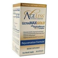 The Ageless Foundation Ageless Foundation UltraMAX Gold With AlphaNeuro Complex - 90 Capsules