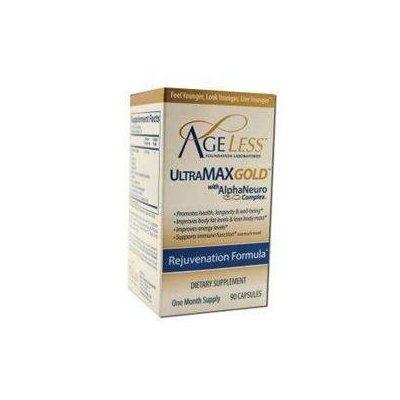 The Ageless Foundation Ageless Foundation UltraMAX Gold With AlphaNeuro Complex - 90 Capsules