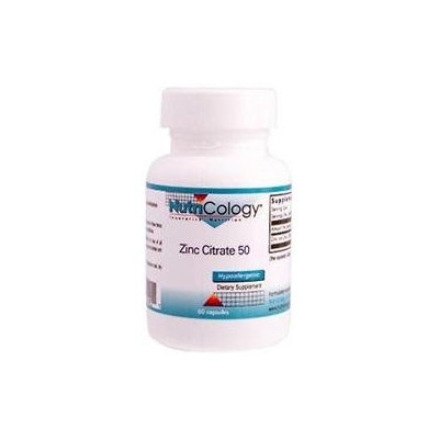 Nutricology - Zinc Citrate 50 mg. - 60 Vegetarian Capsules