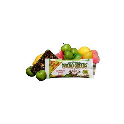 MacroLife Naturals Macro Greens Raw Anti-Oxidant Super Food Bars - Apple Lemon Ginger