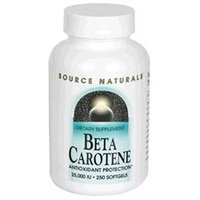 Source Naturals Beta Carotene - 25000 IU - 250 Softgels