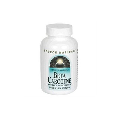 Source Naturals Beta Carotene - 25000 IU - 250 Softgels