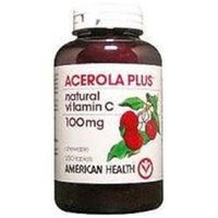 American Health Acerola Plus Natural Vitamin C Chewable Berry - 100 mg - 250 Chewables