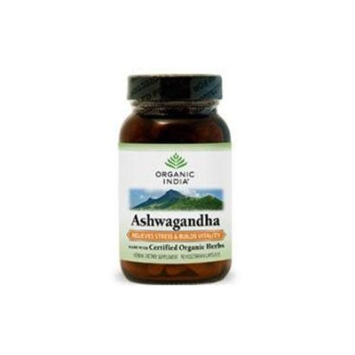 Organic India Usa Ashwagandha by Organic India - 90 Vegetarian Capsules