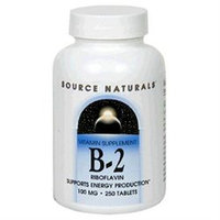 Source Naturals B-2 Riboflavin - 100 mg - 250 Tablets