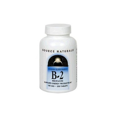 Source Naturals B-2 Riboflavin - 100 mg - 250 Tablets