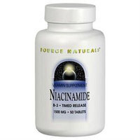 Source Naturals Niacinamide 1500 MG - 50 Tablets - Niacinimide
