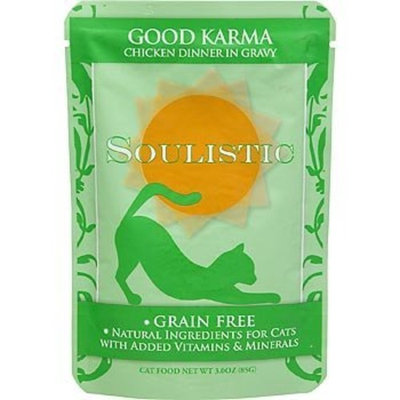 Soulistic Good Karma Chicken Dinner in Gravy Cat Food Pouches