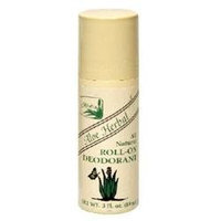 Alvera - All Natural Roll-On Deodorant Aloe Herbal - 3 oz.