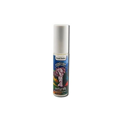 Yakshi Naturals Roll-On Fragrance, Royal Amber, 1/3 oz, Yakshi Fragrances