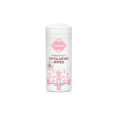 Fake Bake 12990218709 Passion Fruit Exfoliating Wipes - 40wipes