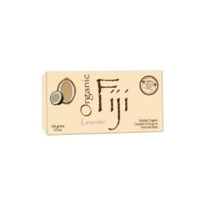 Organic Fiji - Face and Body Coconut Oil Bar Soap Lavender - 7 oz.