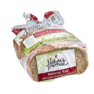 Nature's Promise Artisan Sandwich Bread Natural Rye