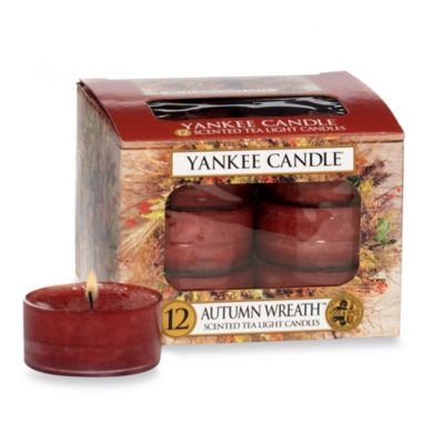 Yankee Candle Autumn Wreath Tea Lights #YANK-TEAL-AUTUMNWREATH - Yankee Tealight Candles