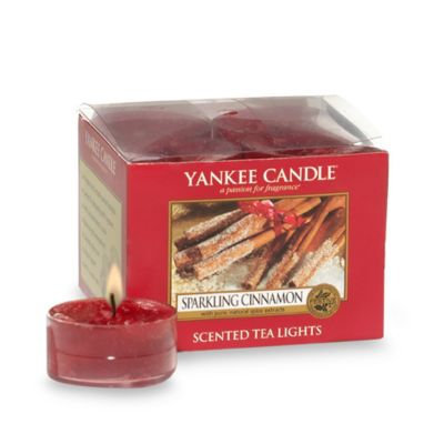 Yankee Candle® Sparkling Cinnamon Tea Light Accent Candles (Box of 12)