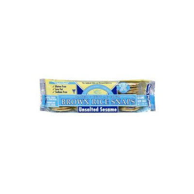 Edward & Sons Brown Rice Snaps Unsalted Sesame - 3.5 oz