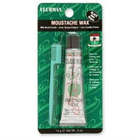 Clubman Moustache Wax with Brush/Comb Black