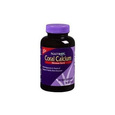Natrol Coral Calcium 400 mg Dietary Supplement Capsules