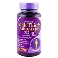 Frontier Natural Products Co-op 221856 Natrol General Health Milk Thislte Advantage 525 mg 60 vegetarian capsules