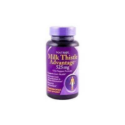 Frontier Natural Products Co-op 221856 Natrol General Health Milk Thislte Advantage 525 mg 60 vegetarian capsules