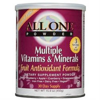 All One Nutritech Fruit Antioxidant Multiple Vitamin and Mineral Powder - 15.9 oz - Vegan