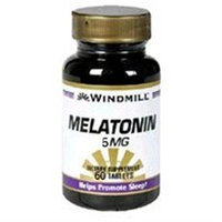 Melatonin 5 mg, 60 Tablets, Windmill Health Products