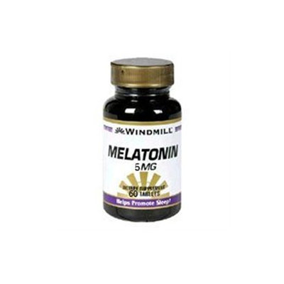Melatonin 5 mg, 60 Tablets, Windmill Health Products