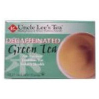 Uncle Lees Tea 0670554 Decaffeinated Green Tea 20 Tea Bags 1.27 oz - 36 g - Case of 6 - 20 Bag