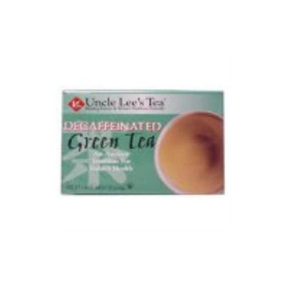 Uncle Lees Tea 0670554 Decaffeinated Green Tea 20 Tea Bags 1.27 oz - 36 g - Case of 6 - 20 Bag