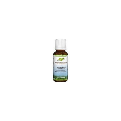 DeodoRite - Eliminates Body Odor, 125 Tablets,(Native Remedies)