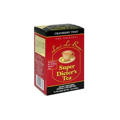 trol incl Laci Le Beau Teas Laci Le Beau Super Dieter's Tea Cranberry Twist - 15 Tea Bags