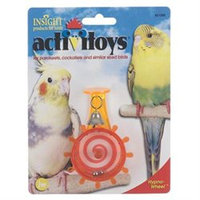 JW PET COMPANY BJW31088 Activitoys Hypno Wheel Bird Toy