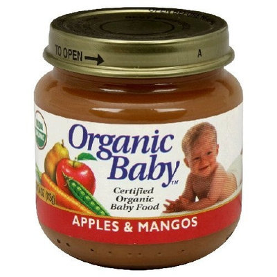 Organic Baby Organic Baby Food, Apples & Mangos, 4-Ounce Jars (Pack of 24)